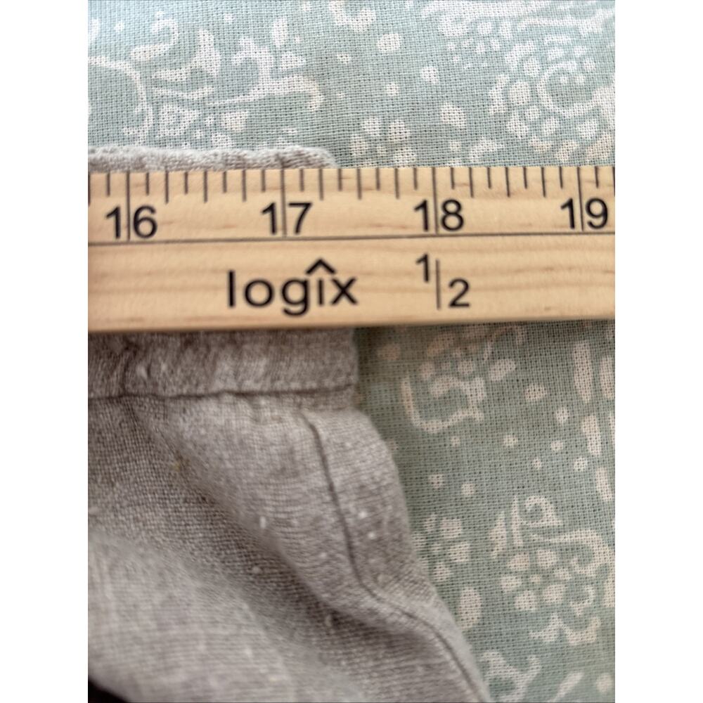 100% Linen Women's Pants Made In USA Coastal Grandmother Resort Wear Boho | L - Picture 10 of 10
